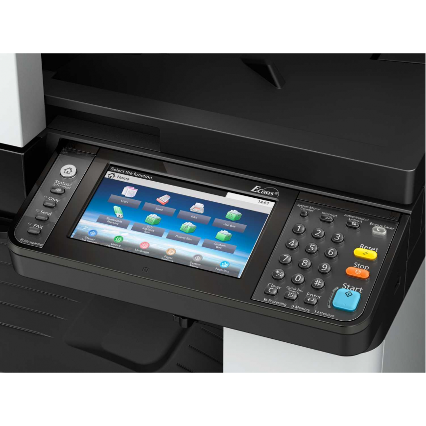 МФУ лазерное Kyocera ECOSYS M4132idn (A3), монохромное, Printer/Scanner/Copier, 1200x1200 dpi, 32/17 ppm (A4/A3), 1 GB, 1.2 GHz, tray 100+500 sheets, RADF 50 sheets, USB+Ethernet, Duplex, 7" touchscreen, HyPAS, drum 300k, starter toner 3k МФУ лазерное Kyocera ECOSYS M4132idn (A3), монохромное, Printer/Scanner/Copier, 1200x1200 dpi, 32/17 ppm (A4/A3), 1 GB, 1.2 GHz, tray 100+500 sheets, RADF 50 sheets, USB+Ethernet, Duplex, 7" touchscreen, HyPAS, drum 300k, starter toner 3k
