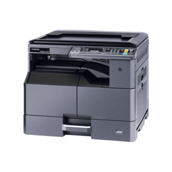 МФУ лазерное Kyocera TASKalfa 2021 (A3), Printer/Scanner/Copier, монохромное, 600 dpi, 20/10 ppm (A4/A3), 256 MB, 500 MHz, tray 100+300 sheets, USB 2.0, EcoPrint, без крышки сканера, drum 150k, starter toner 3k МФУ лазерное Kyocera TASKalfa 2021 (A3), Printer/Scanner/Copier, монохромное, 600 dpi, 20/10 ppm (A4/A3), 256 MB, 500 MHz, tray 100+300 sheets, USB 2.0, EcoPrint, без крышки сканера, drum 150k, starter toner 3k