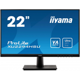 Монитор LCD 21.5'' 16:9 1920х1080(FHD) VA, 250cd/m2, 3000:1, 80M:1, 4ms, VGA, HDMI, DP, USB-Hub, Tilt, Speakers, 3Y, Black