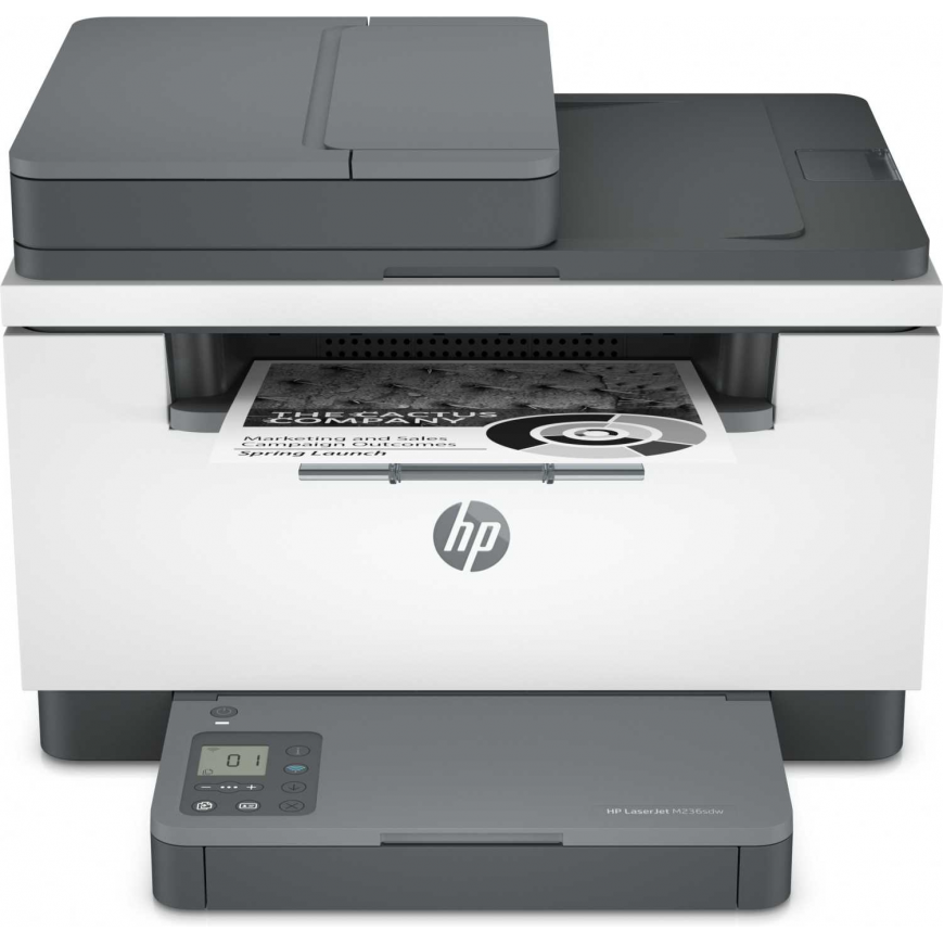 МФУ HP 9YG09A LaserJet MFP M236sdw (A4) Printer/Scanner/Copier/ADF 600 dpi 29 ppm 64 MB 500 MHz 150 pages tray Print Duplex USB+Ethernet+Wi-Fi+Bluetooth Duty cycle 20 000 pages МФУ HP 9YG09A LaserJet MFP M236sdw (A4) Printer/Scanner/Copier/ADF 600 dpi 29 ppm 64 MB 500 MHz 150 pages tray Print Duplex USB+Ethernet+Wi-Fi+Bluetooth Duty cycle 20 000 pages