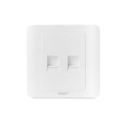 Лицевая панель телекоммуникационная Под 2 модуля SHIP A160-2А