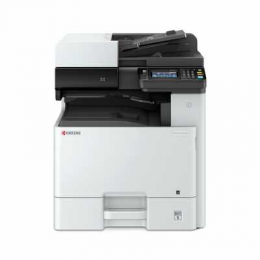 МФУ лазерное Kyocera ECOSYS M8124cidn (A3), цветное, Printer/Scanner/Copier, 1200x1200 dpi, 24/12 ppm (A4/A3), 1.5 GB, 1.2 GHz, tray 100+500 sheets, RADF 50 sheets, USB+Ethernet, Duplex, 4.3" touchscreen, HyPAS, drum 200k, starter toner
