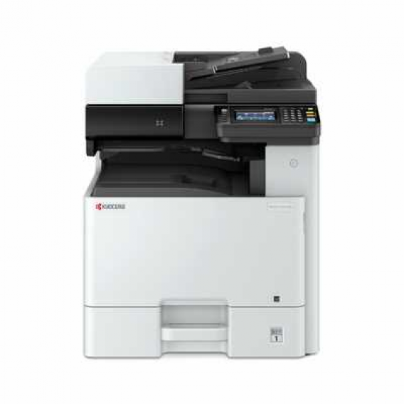 МФУ лазерное Kyocera ECOSYS M8124cidn (A3), цветное, Printer/Scanner/Copier, 1200x1200 dpi, 24/12 ppm (A4/A3), 1.5 GB, 1.2 GHz, tray 100+500 sheets, RADF 50 sheets, USB+Ethernet, Duplex, 4.3" touchscreen, HyPAS, drum 200k, starter toner МФУ лазерное Kyocera ECOSYS M8124cidn (A3), цветное, Printer/Scanner/Copier, 1200x1200 dpi, 24/12 ppm (A4/A3), 1.5 GB, 1.2 GHz, tray 100+500 sheets, RADF 50 sheets, USB+Ethernet, Duplex, 4.3" touchscreen, HyPAS, drum 200k, starter toner