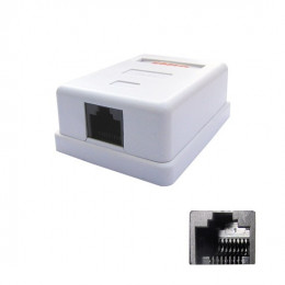 Розетка Настенная телекоммуникационная 1 Модуль SHIP A184-1