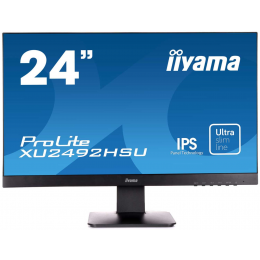 Монитор LCD 23.8'' 16:9 1920х1080(FHD) IPS, 75 Hz, 250cd/m2, 1000:1, 5M:1, 5ms, VGA, HDMI, DP, USB-Hub, Tilt, Speakers, 3Y, Black