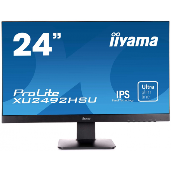 Монитор LCD 23.8'' 16:9 1920х1080(FHD) IPS, 75 Hz, 250cd/m2, 1000:1, 5M:1, 5ms, VGA, HDMI, DP, USB-Hub, Tilt, Speakers, 3Y, Black