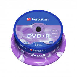 Диск DVD+R Verbatim (43500) 4.7GB 25штук Незаписанный Диск DVD+R Verbatim (43500) 4.7GB 25штук Незаписанный