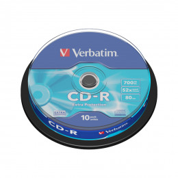 Диск CD-R Verbatim (43437) 700MB 10штук Незаписанный Диск CD-R Verbatim (43437) 700MB 10штук Незаписанный