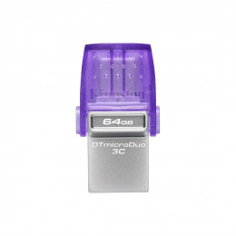 USB-накопитель Kingston DTDUO3CG3/64GB 64GB Фиолетовый USB-накопитель Kingston DTDUO3CG3/64GB 64GB Фиолетовый