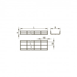 Проволочный лоток 100х400 DKC FC1040 L3000 Проволочный лоток 100х400 DKC FC1040 L3000