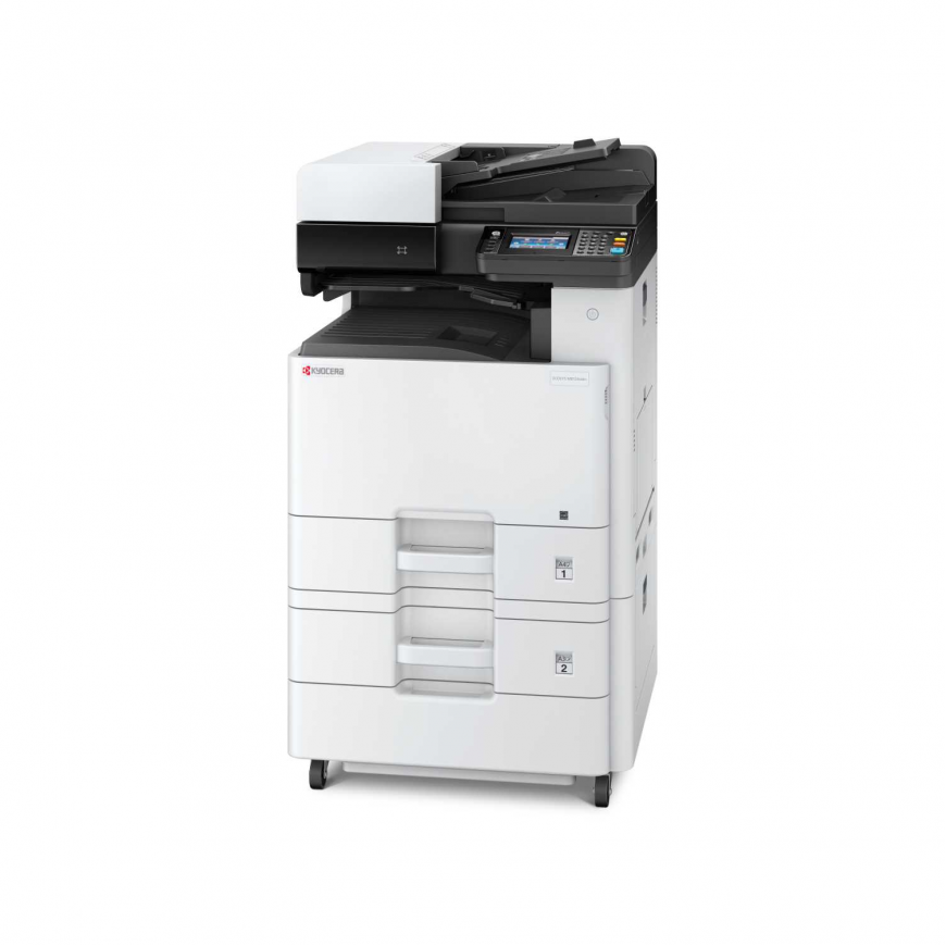 МФУ лазерное Kyocera ECOSYS M8124cidn (A3), цветное, Printer/Scanner/Copier, 1200x1200 dpi, 24/12 ppm (A4/A3), 1.5 GB, 1.2 GHz, tray 100+500 sheets, RADF 50 sheets, USB+Ethernet, Duplex, 4.3" touchscreen, HyPAS, drum 200k, starter toner МФУ лазерное Kyocera ECOSYS M8124cidn (A3), цветное, Printer/Scanner/Copier, 1200x1200 dpi, 24/12 ppm (A4/A3), 1.5 GB, 1.2 GHz, tray 100+500 sheets, RADF 50 sheets, USB+Ethernet, Duplex, 4.3" touchscreen, HyPAS, drum 200k, starter toner