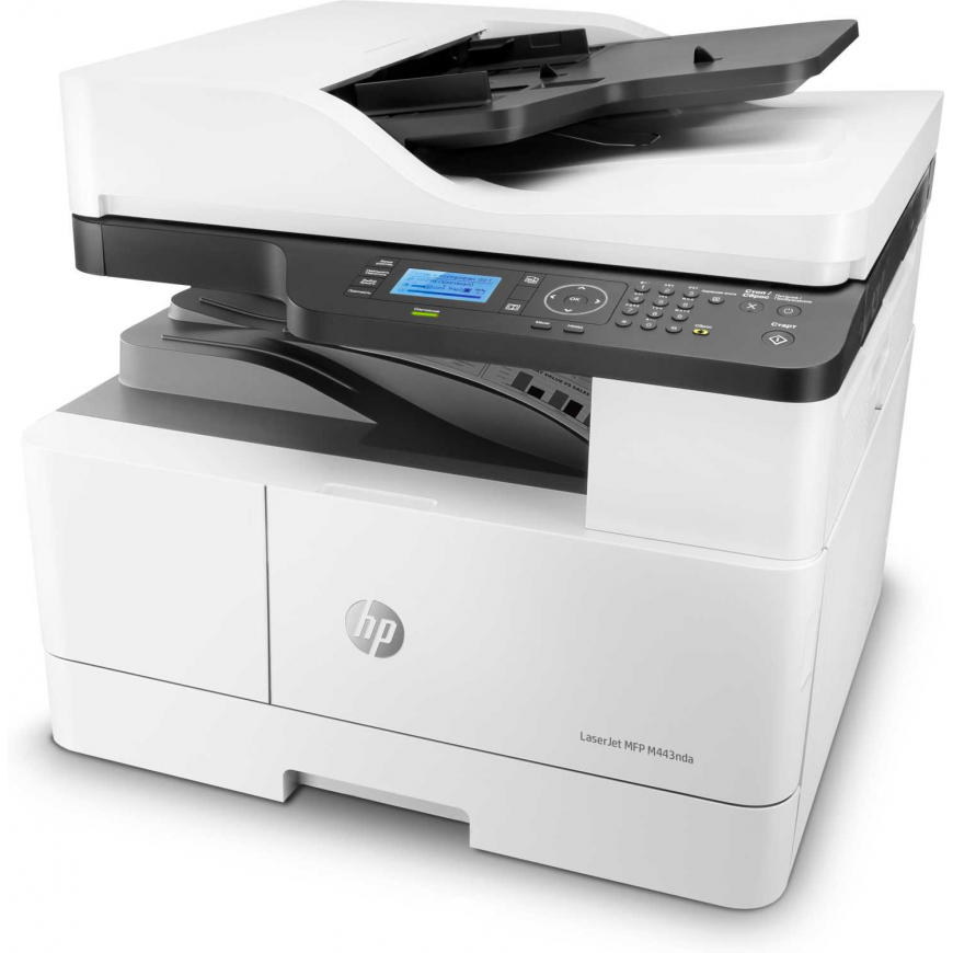 МФУ HP 8AF72A LaserJet MFP M443nda Prntr (A3) Printer/Scanner/Copier/ADF, 1200 dpi, 25/13 ppm (A4/A3), 512 MB, 600 MHz, 100+250 tray, Duplex, USB+Ethernet, Duty 50K A4 МФУ HP 8AF72A LaserJet MFP M443nda Prntr (A3) Printer/Scanner/Copier/ADF, 1200 dpi, 25/13 ppm (A4/A3), 512 MB, 600 MHz, 100+250 tray, Duplex, USB+Ethernet, Duty 50K A4