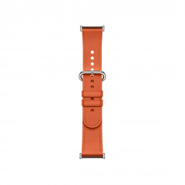 Кожаный сменный браслет Xiaomi Leather Quick Release Strap Coral orange