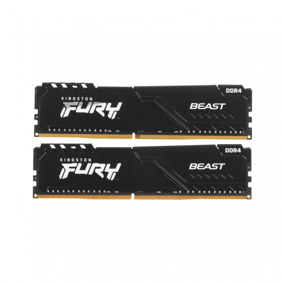 Комплект модулей памяти Kingston FURY Beast KF432C16BB1K2/32WP DDR4 32GB (Kit 2x16GB) 3200MHz Чёрный