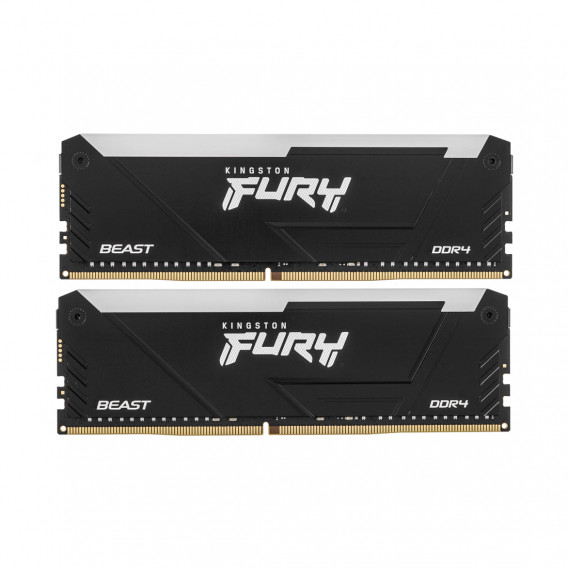 Комплект модулей памяти Kingston FURY Beast RGB KF432C16BB12AK2/32WP DDR4 32GB (Kit 2x16GB) 3200MHz