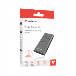 Внешний SSD диск Verbatim TurboMetal 32021 1TB Внешний SSD диск Verbatim TurboMetal 32021 1TB