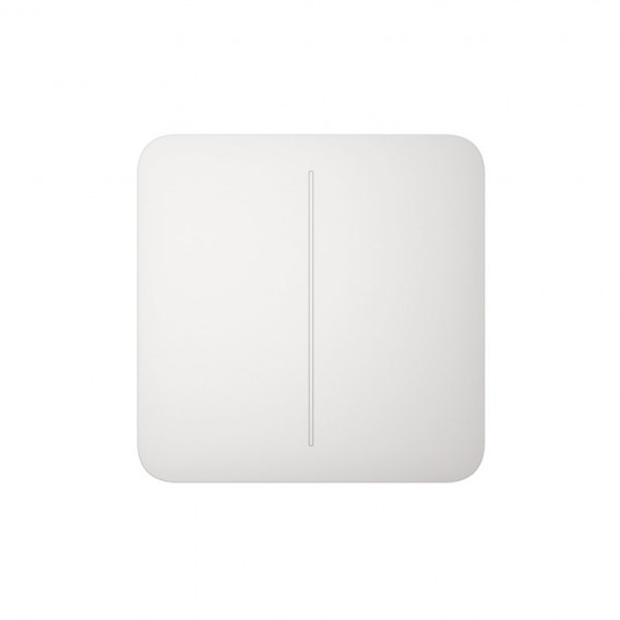 Ajax SoloButton (2-gang) [55] белая кнопка